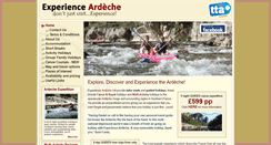 Desktop Screenshot of experienceardeche.com